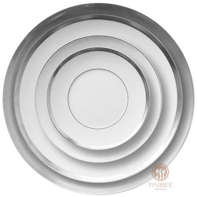 China Supplier Ceramic Plate Tableware And Bowl Dinnerware Set Cake Plate For Western Wedding