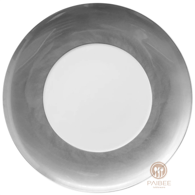 China Supplier Ceramic Plate Tableware And Bowl Dinnerware Set Cake Plate For Western Wedding