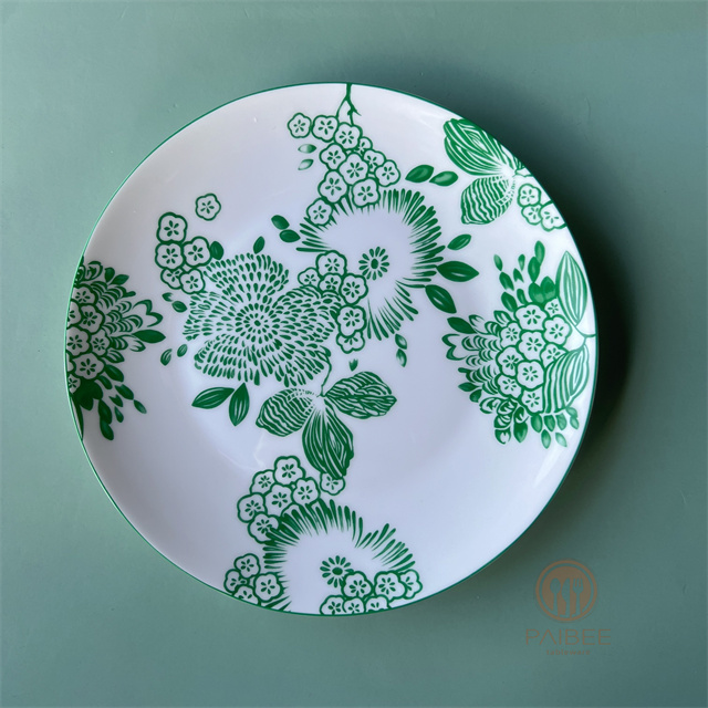 Fresh green background and flowers, retro and distressed