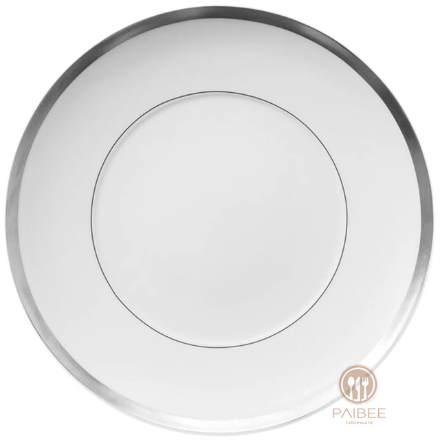China Supplier Ceramic Plate Tableware And Bowl Dinnerware Set Cake Plate For Western Wedding