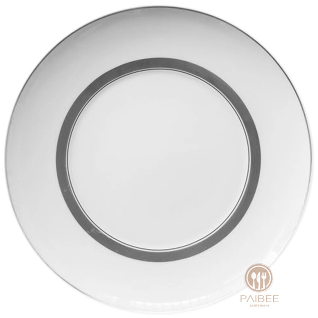 China Supplier Ceramic Plate Tableware And Bowl Dinnerware Set Cake Plate For Western Wedding