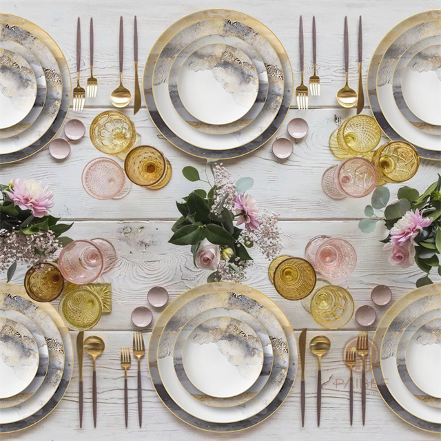 Table Decoration Dinner Plate Placemat Tableware Combination Western Dinner Plate