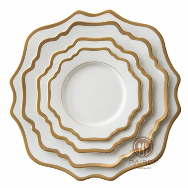 Sunflower Bone China Wedding Plate