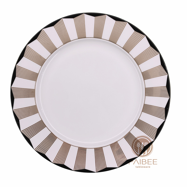 luxury gold dish bone china collections for wholesale