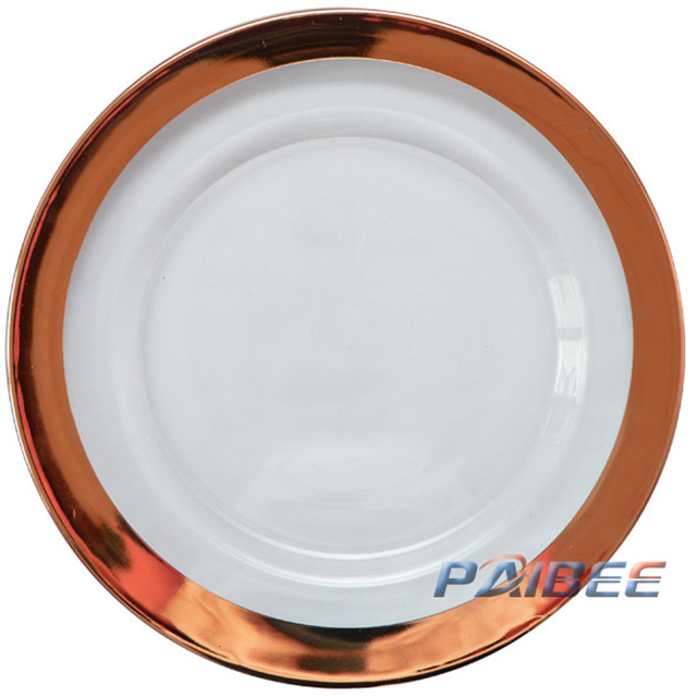 13'' Glass Charger Plate