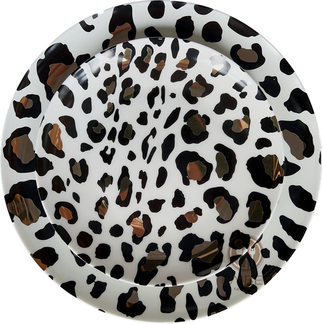 Leopard Pattern Ceramic Plate
