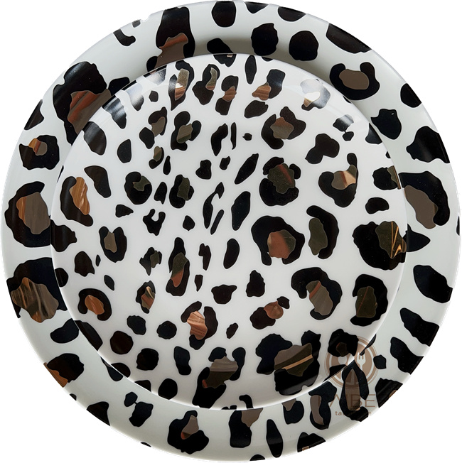 Leopard Pattern Ceramic Plate