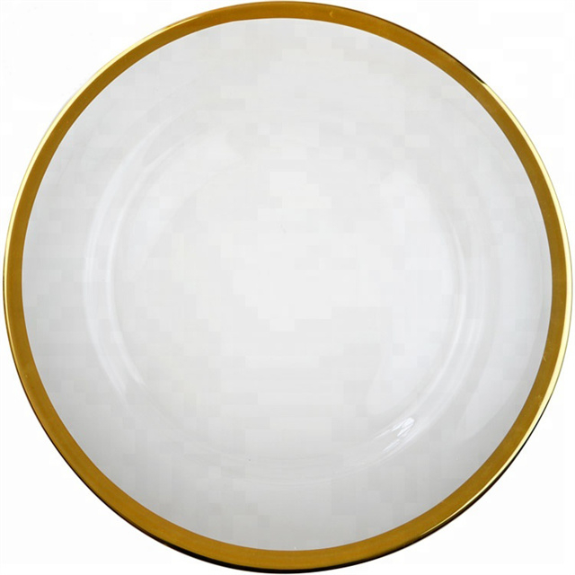 13'' Glass Charger Plate