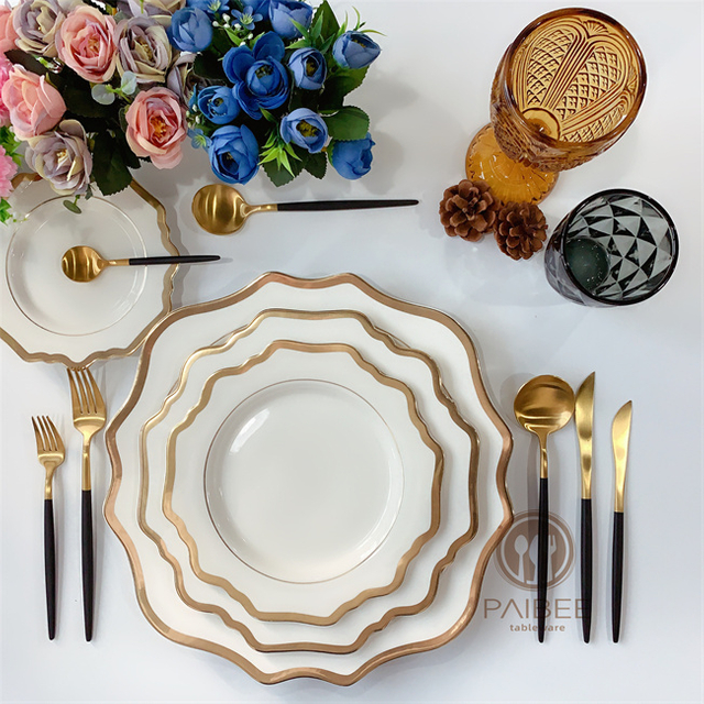 Sunflower Bone China Wedding Plate