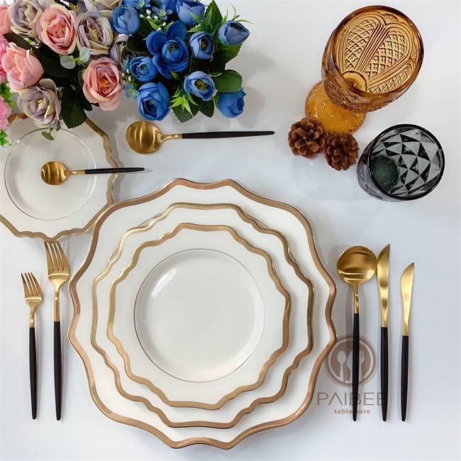 Sunflower Bone China Wedding Plate